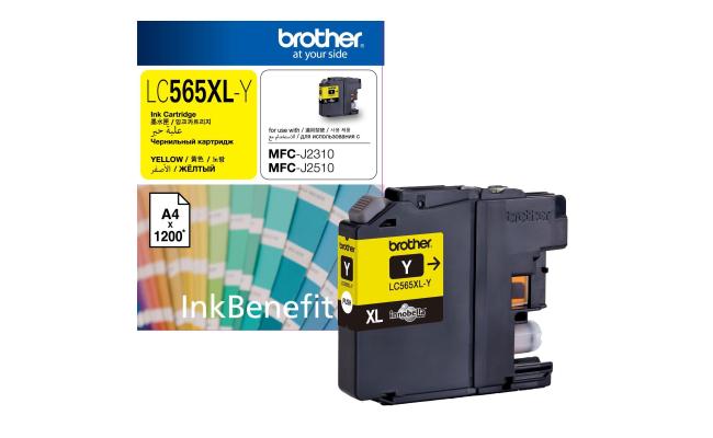 Brother Ink LC-565 Yellow (Original)