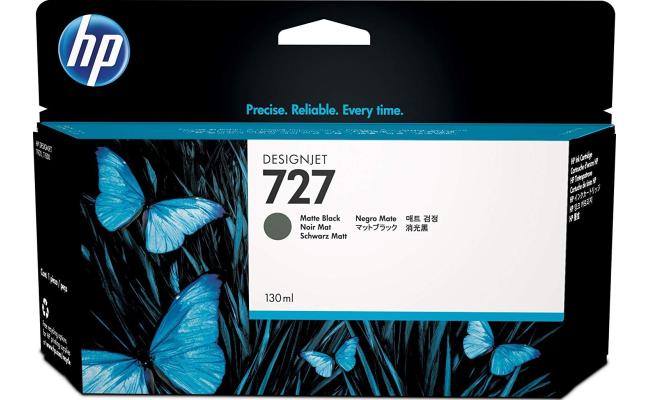 HP 727 130-ml Matte Black Designjet Ink Cartridge (T920)