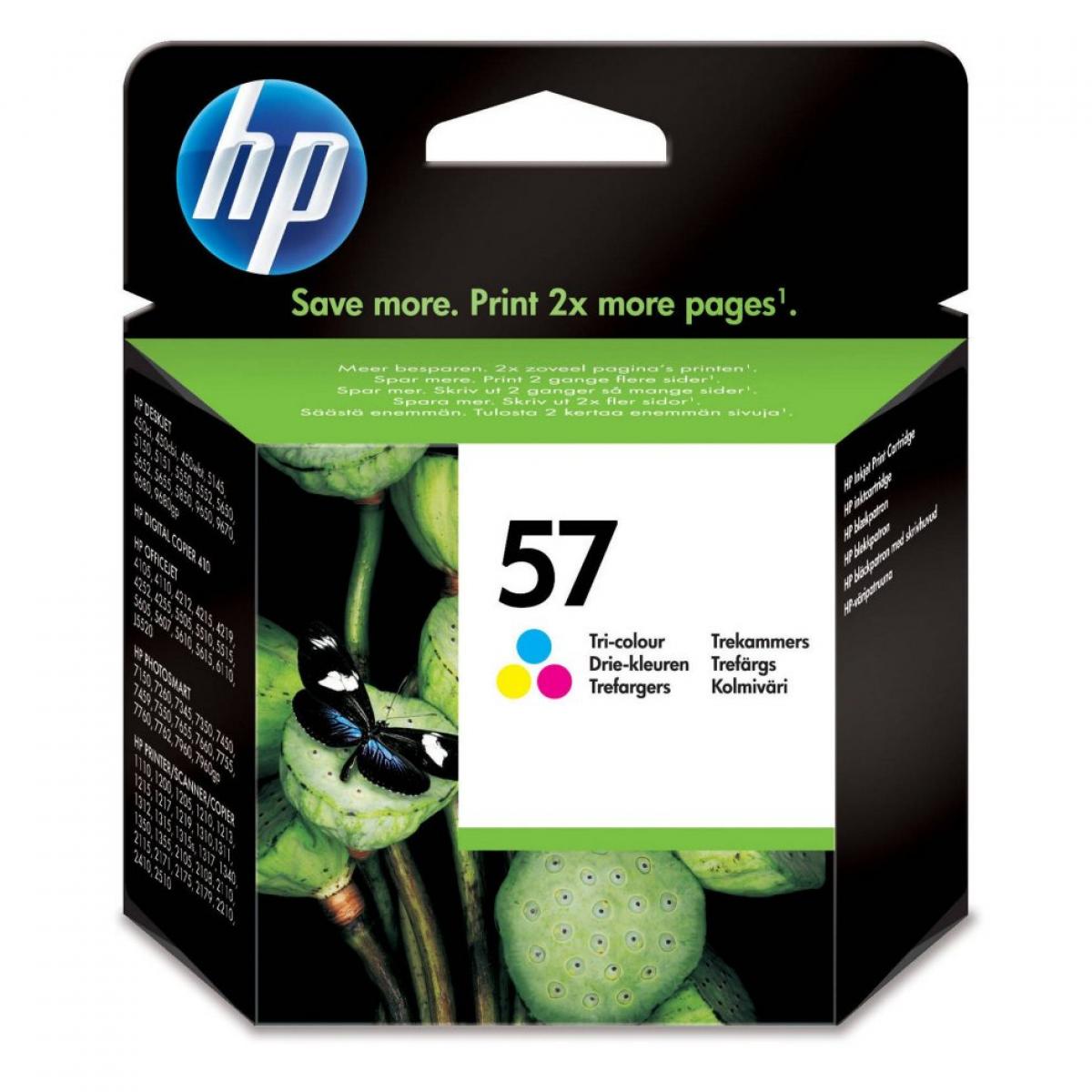 HP C6657A (57) Tri-Color Ink Cartridge (Original) | C6657AE | MIDTeks
