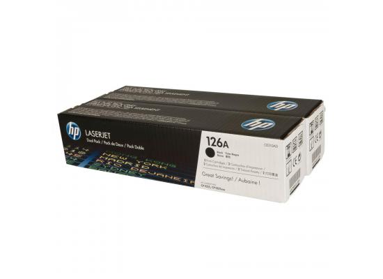 HP CE310AD 126AD Laser Toner Cartridge Black Dual Pack (Original)