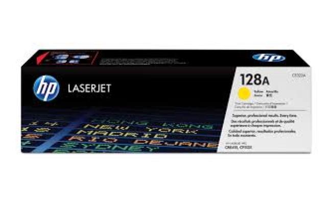 HP CE322A 128A Laser Toner Cartridge Yellow (Original)