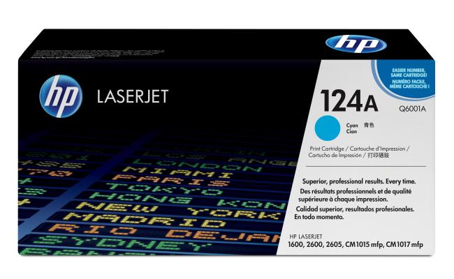 HP Q6001A Laser Toner Cartridge Cyan (Original)